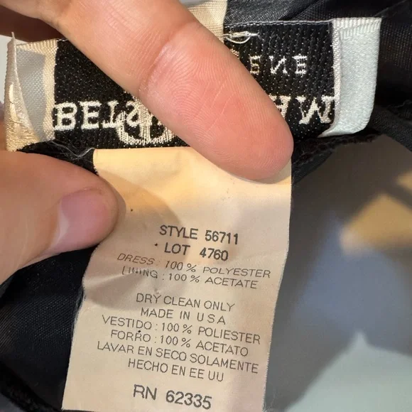 Betsy & Adam Whimsigoth Floral Cowl Neck Maxi Dress 90s VTG - Picture 7 of 7